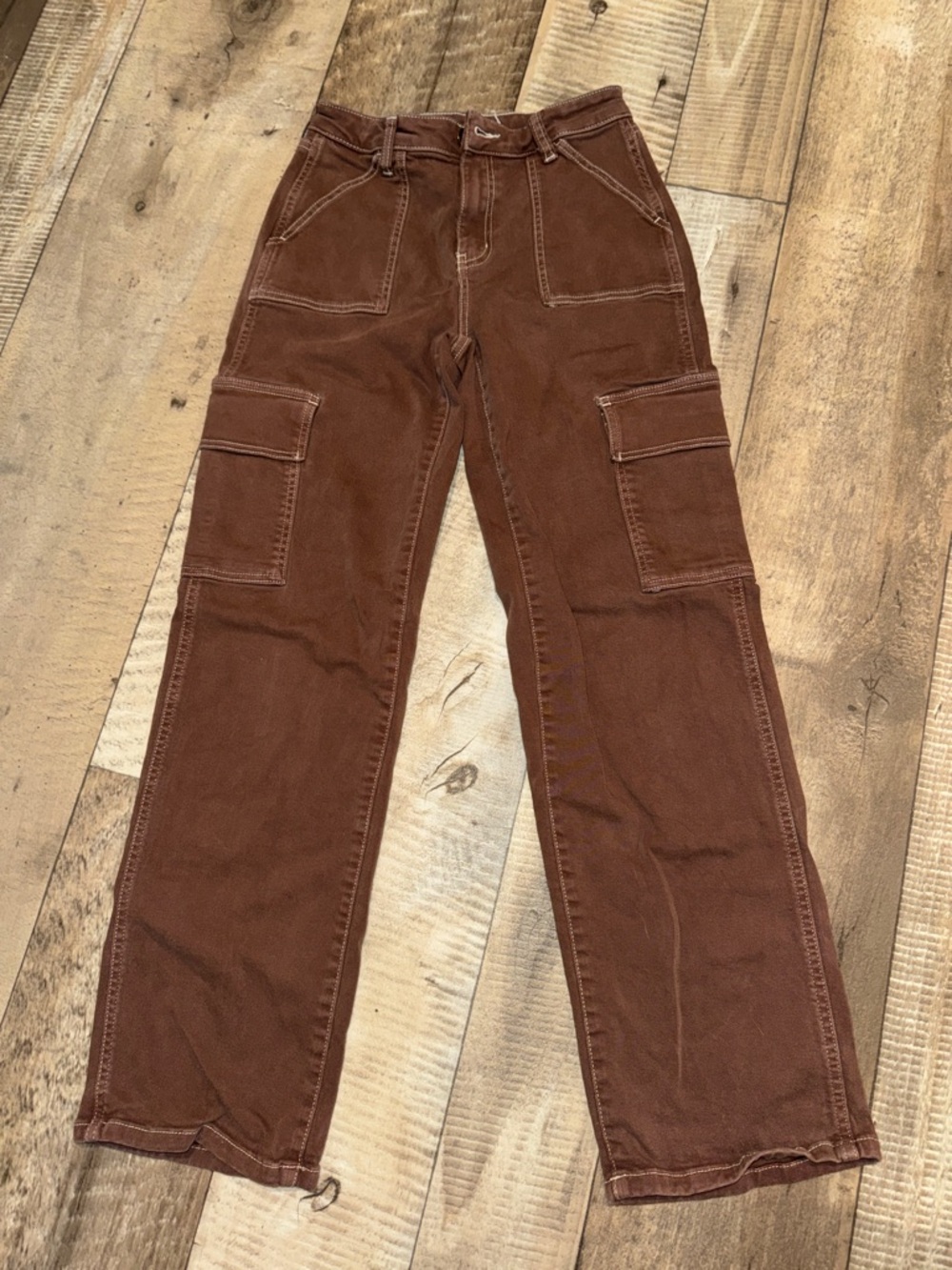 Men's Brown Cargo Work Pants